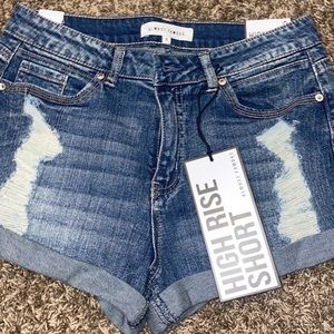high rise shorts